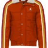 Stegaro Puffer Bomber Jacket Orange