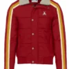 Stegaro Puffer Bomber Jacket Red
