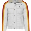 Stegaro Puffer Bomber Jacket White