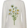 Stegaro White Bloom Blazer Back