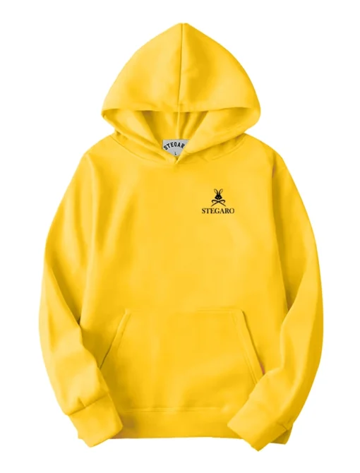 Stegaro Yellow Money Hoodie Front