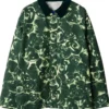 Taran Killam The Residence Green Rose Print Jacket For Sale