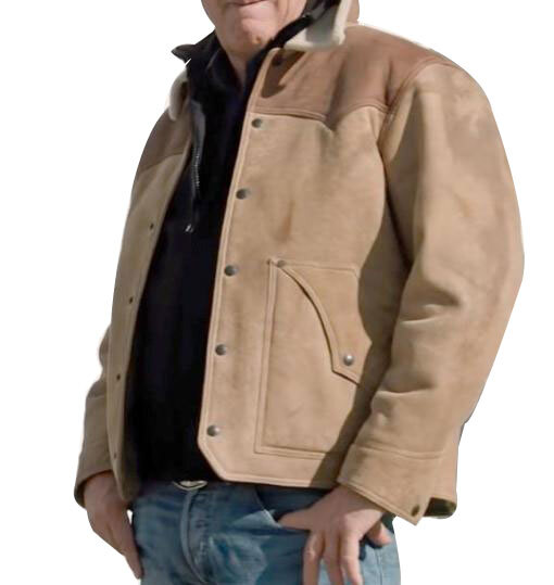 Brown Suede Leather Jacket