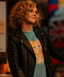 Yellowjackets S03 Christina Ricci Black Leather Jacket