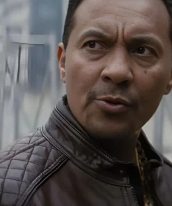 A Working Man Brown Leather Jacket