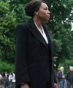Amanda Warren The Night Agent S02 Black Coat For Sale