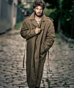 Andrew Garfield After The Hunt Brown Coat