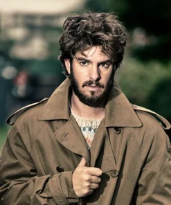 Andrew Garfield After The Hunt Brown Coat For Sale