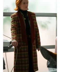 Angie Polaski Will Trent S03 Multicolor Checkered Coat