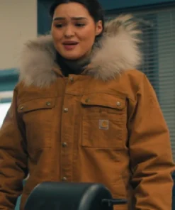 Anna Lambe North of North Camel Brown Carhartt Coat