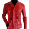 Brad Pitt Fight Club Tyler Durden Maroon Jacket