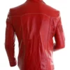 Brad Pitt Fight Club Tyler Durden Maroon Jacket Back