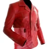 Brad Pitt Fight Club Tyler Durden Maroon Jacket Site