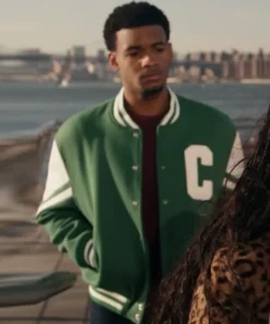 Cameron The Equalizer S05 Green Varsity Jacket For Sale