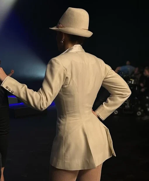 Jennifer Lopez Kiss of the Spider Woman White Coat For Sale