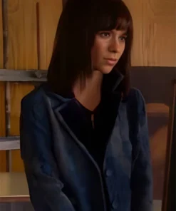 Jennifer Love Hewitt Ghost Whisperer Blue Tapestry Coat