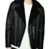 John Dark Black Leather Jacket