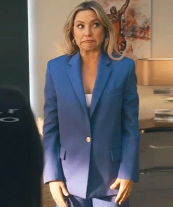 Kate Hudson Running Point S01 Blue Blazer