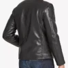 Michel Motorcycle Leather Jacket for Men Back
