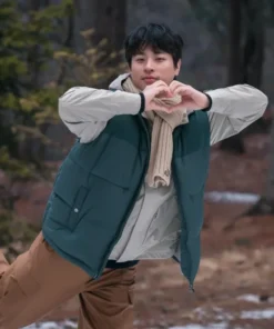 Park Jeong-min Newtopia S01 Green Vest