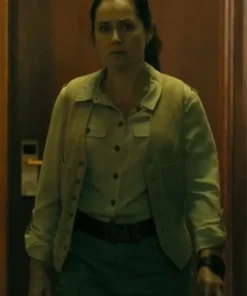Sidse Babett Knudsen Prime Target S01 Beige Vest For Sale
