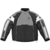 Speeding Team Racer Hoodies Grey Black Front
