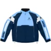 Speeding Teams Racer Hoodie Navy Blue