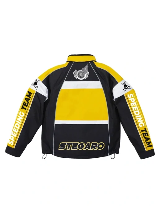 Speeding Teams Racer Hoodies Back