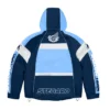 Speeding Teams Racer Hoodies Navy Blue Back