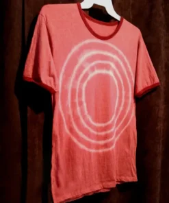 Tyler Durden Red Tie Dye Bullseye Ringer Shirt For Sale