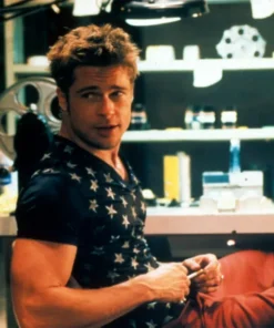 Tyler Durden Stars Printed T-shirt