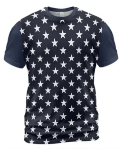 Tyler Durden Stars Printed T-shirt For Sale